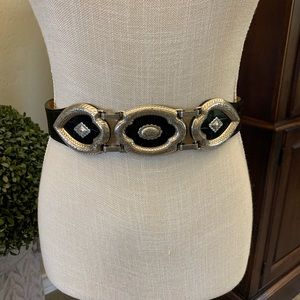 Brighton Croc Embossed Belt Small 45703 Snaps